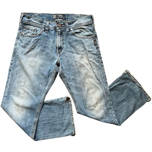 Mens Silver Zac Jeans - W34 L32 - 100% Cotton - see pics and description - Picture 1 of 16